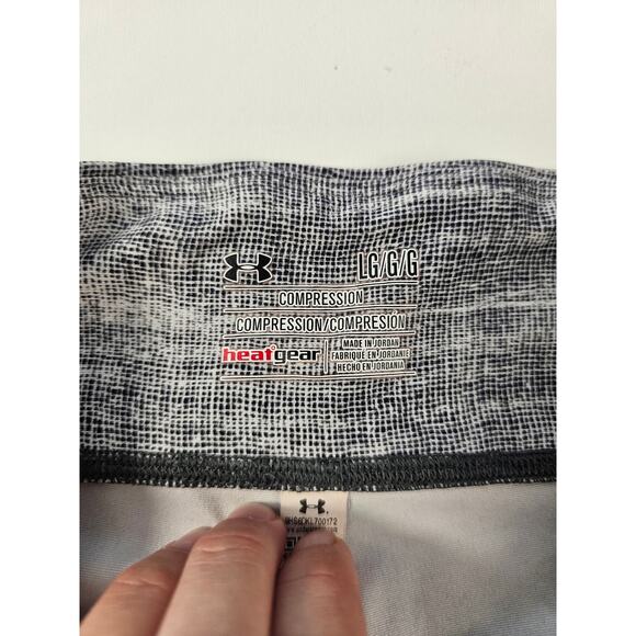 Under armour womens capri heat gear compression tights EUC sz large L running - Picture 3 of 6